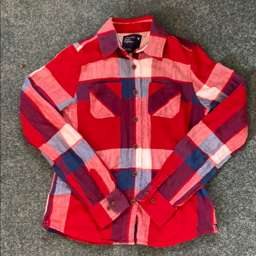 American Eagle button up